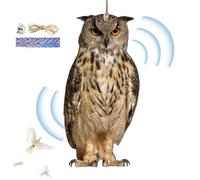 Ciondolo generico degli uccelli espulsi - Generic Farm Protector Bird Scare, Gufo Scarecrow Bird Repeller Pendant | Decorativo e sigillato