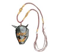 Ciondolo giapponese da uomo, motivo fantasma spettrale, 5,8 x 4,3 x 1,9 cm, ornamento culturale tradizionale per la creazione di gioielli e decorazioni per interni di camion, squisita fattura, Refer