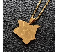 Ciondolo Gioiello Collana Mappa di Kenya & Città Pendente Collane Gioielli Gioielli Africani Kenya Mappa Kenyano Regalo per la Festa del papà e la Festa della Mamma