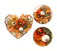 Ciondolo Girasole Vibrante a Forma di Cuore Edizione Ringraziamento e Halloween