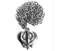 Ciondolo in acciaio inox punjabi Sikh Khanda e catena senza collo da appendere alla parete alla porta dell'auto per prosperità, buona fortuna, regalo perfetto per l'inaugurazione della casa, crescita