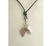 CIONDOLO in Argento 925 con CAVALLO - pendente con girocollo - equitazione -