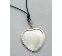 Ciondolo in ARGENTO 925 con Cuore - pendente - girocollo - amore - innamorati -