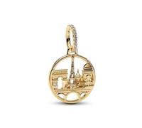 Ciondolo in argento 925 con simbolo di Parigi, compatibile con braccialetti Pandora, Trollbeads, Chamilia, Biagi e molti altri braccialetti del Regno Unito.
