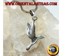 Ciondolo In Argento 925 ‰ Il Colibrì simbolo d'amore e gioia per la vita