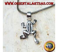 Ciondolo In Argento 925 ‰ il piccolo ranocchio ( la rana )