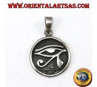 Ciondolo in argento 925 ‰ occhio di Horus intagliato