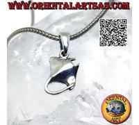 Ciondolo in Argento 925‰ pesce razza, manta o torpedine (piccola)