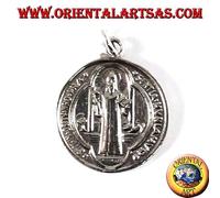Ciondolo in argento 925 San Benedetto Medaglia
