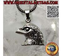 Ciondolo in Argento 925‰ testa di aquila reale di profilo