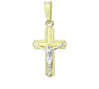 Ciondolo in argento color oro a forma di croce TS-PE-0014