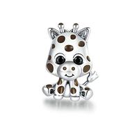 Ciondolo in argento Sterling 925, a forma di tigre, di gatto, di mucca, di scimmia, di pavone, di animale, per bracciali Pandora