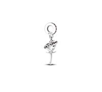 Ciondolo in argento Sterling 925 compatibile con braccialetti Pandora Charm Moments a forma di cappello da laurea, fiore, cuore, gatto, cane, Gesù Maria, Metallo Argento sterling, Nessuna pietra