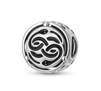 Ciondolo in argento Sterling 925, simbolo dell'infinito per braccialetti e collane, ciondoli, perle, gioielli adatti per charm, bracciale, fede, ciondoli religiosi, regali per donne