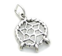 Ciondolo in argento sterling acchiappasogni .925 x 1 ciondoli acchiappasogni