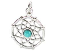 Ciondolo in argento sterling acchiappasogni .925 x 1 ciondoli acchiappasogni