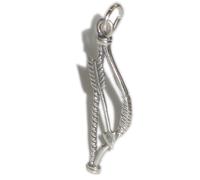 Ciondolo in argento sterling con arco e freccia .925 x 1 ciondoli con frecce per