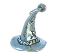 Ciondolo in argento sterling con cappello delle streghe dei maghi .925 x 1 ciond