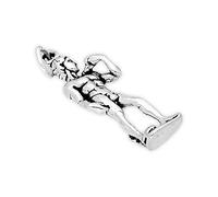 Ciondolo in argento sterling con David di Michelangelo, scultura italiana, amore per l'arte