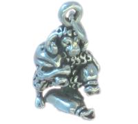 Ciondolo in argento sterling con filastrocca di pecore .925 x 1 Baa Baa Black Sh