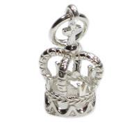 Ciondolo in argento sterling corona .925 x 1 ciondoli Royal Queen King Crowns