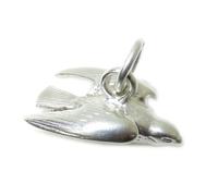 Ciondolo in argento sterling Falco pellegrino .925 x 1 Ciondoli falchi e uccelli