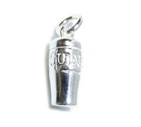 Ciondolo in argento sterling Guinness Drink .925 x 1 Bevande e ciondoli per bere