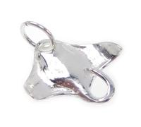 Ciondolo in argento sterling Manta Ray .925 x 1 ciondoli Mantas Rays