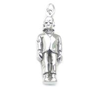 Ciondolo in argento sterling mostro Frankenstein .925 x 1 ciondoli horror