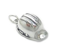 Ciondolo in argento sterling per elmetto rigido .925 x 1 Ciondoli per elmetto protettivo