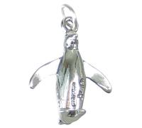 Ciondolo in argento sterling pinguino .925 x 1 Ciondoli pinguini