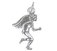 Ciondolo in argento sterling Runner Angel .925 x 1 ciondoli Running Angels