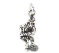 Ciondolo in argento sterling sassofonista .925 x 1 ciondoli per musicisti e band