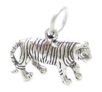 Ciondolo in argento sterling tigre .925 x 1 Tigers Big Cat Game Cats charms
