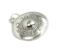 Ciondolo in argento sterling UFO .925 x 1 ciondoli spaziali alieni con disco volante