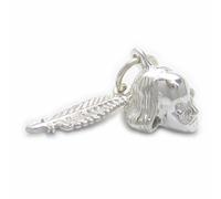 Ciondolo in argento sterling William Shakespear e Quill .925 x 1 ciondoli scritt