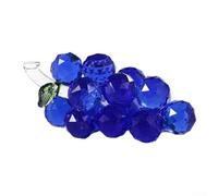 Ciondolo in cristallo per decorazione di matrimoni e raccolta dell'uva, adatto per la casa (blu)