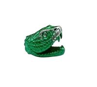 Ciondolo in ottone con testa di serpente e pitone, per la creazione di gioielli, accessori fai da te per la creazione di gioielli, accessori fai da te per attività all'aperto, in paracord, cordino