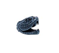 Ciondolo in ottone con testa di serpente e pitone, per la creazione di gioielli, accessori fai da te per la creazione di gioielli, accessori fai da te per attività all'aperto, in paracord, cordino