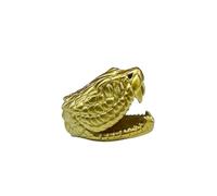 Ciondolo in ottone con testa di serpente e pitone, per la creazione di gioielli, accessori fai da te per la creazione di gioielli, strumenti fai da te per attività all'aperto, in paracord, cordino