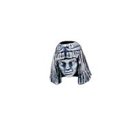 Ciondolo in ottone egiziano con testa di Cleopatra della regina EDC per la creazione di gioielli, accessori fai da te per la creazione di gioielli, strumenti fai da te per attività all'aperto, perline