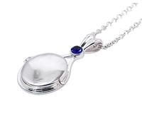 Ciondolo Just Add Water - Collana con Sirena H2O - Il miglior regalo, promedio, lega metallica, Cameo (Rosso)