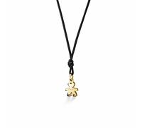 Ciondolo Le Bebè Maschietto Oro Giallo 9 Kt Con Cordoncino Nero Lbb044