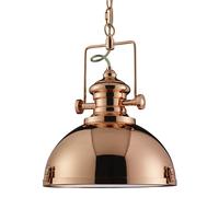 Ciondolo Louisiana - Metallo rame e lenti trasparenti
