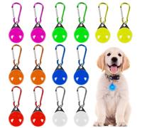 Ciondolo luminoso per cani 14 pezzi di luce LED di sicurezza lampeggiante 3