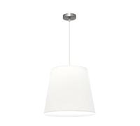 Ciondolo Maldive 1xe27 in elegante nichel e bianco, con dimensioni di 40x40 cm. Ideale per illuminare e dare stile a qualsiasi stanza con un tocco moderno e fresco.