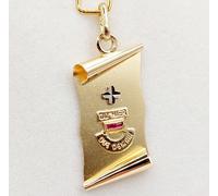 Ciondolo medaglia d'amore oro 18k""+ che ieri - che domani"" AUGIS - La Singu...