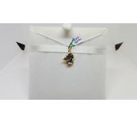 CIONDOLO MEDAGLIA PORTAFORTUNA DEA BENDATA IN ORO GIALLO 18KT 1,15 GRAMMI (4016)