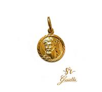 Ciondolo Medaglia Volto di Gesù in ORO GIALLO 18KT 750% List 355€