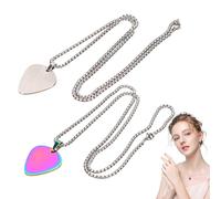 Ciondolo mediatore di chitarra, collana mediatore di bassi, chitarra per grafici piccoli 2x, accessori per i gioielli di abbigliamento, colletto di mediatore di chitarra per uomini e donne